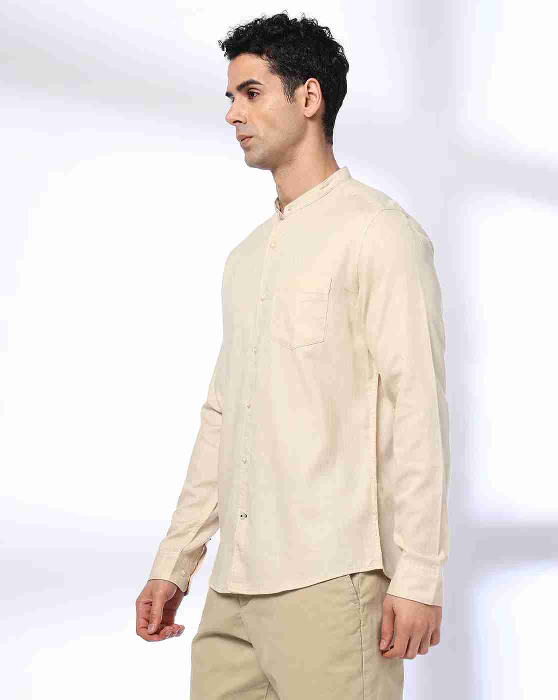 NETPLAY | Men Smart Fit Shirt with Patch Pocket|1