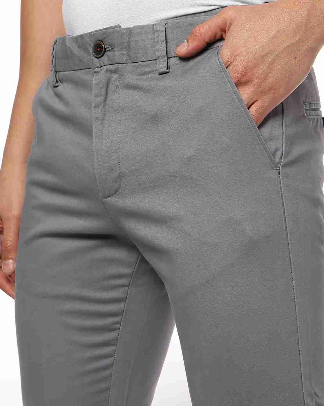NETPLAY | Men Tapered Fit Flexi-Waist Chinos|3