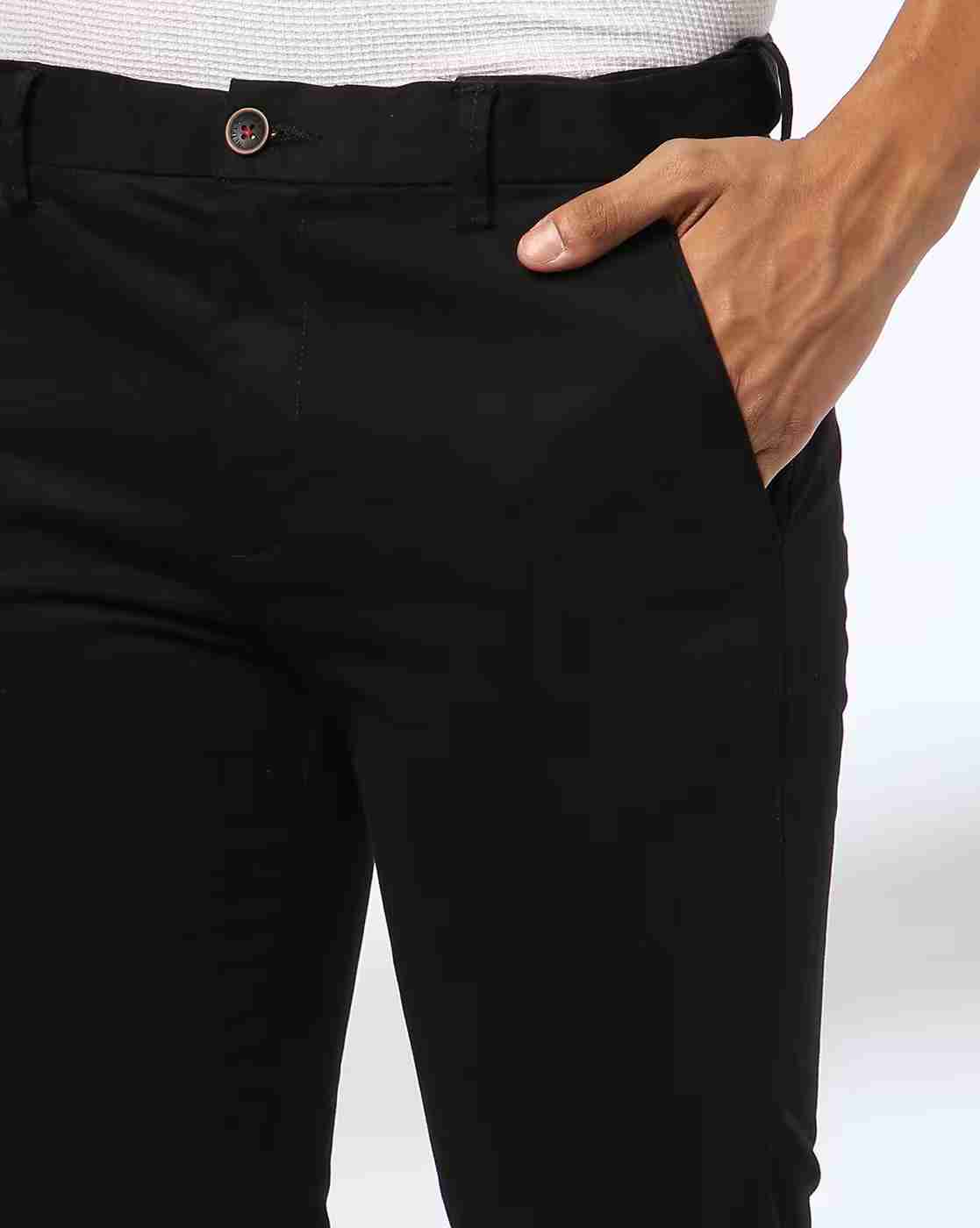 NETPLAY | Men Tapered Fit Flat-Front Chinos|3