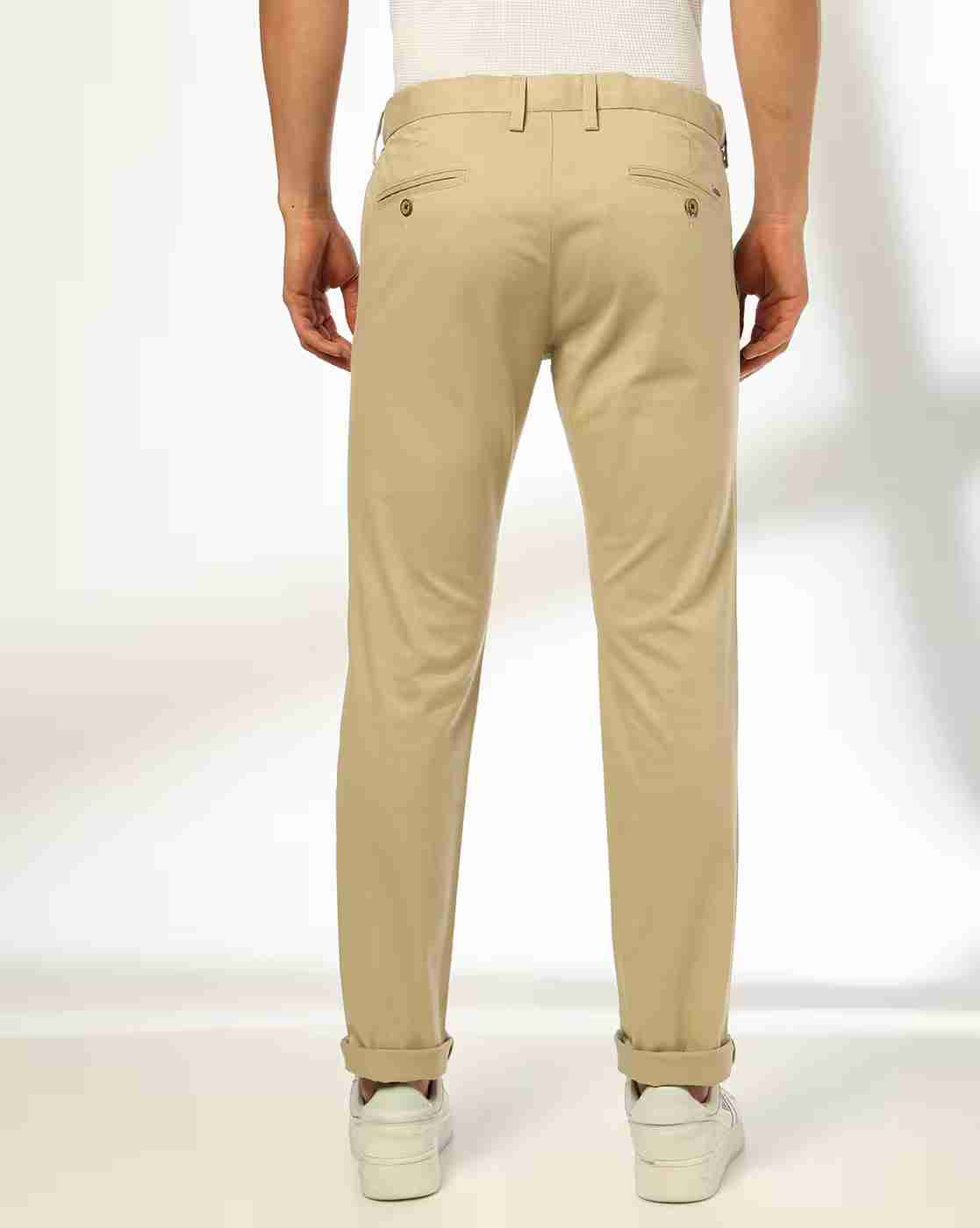 NETPLAY | Men Tapered Fit Flat-Front Chinos|2