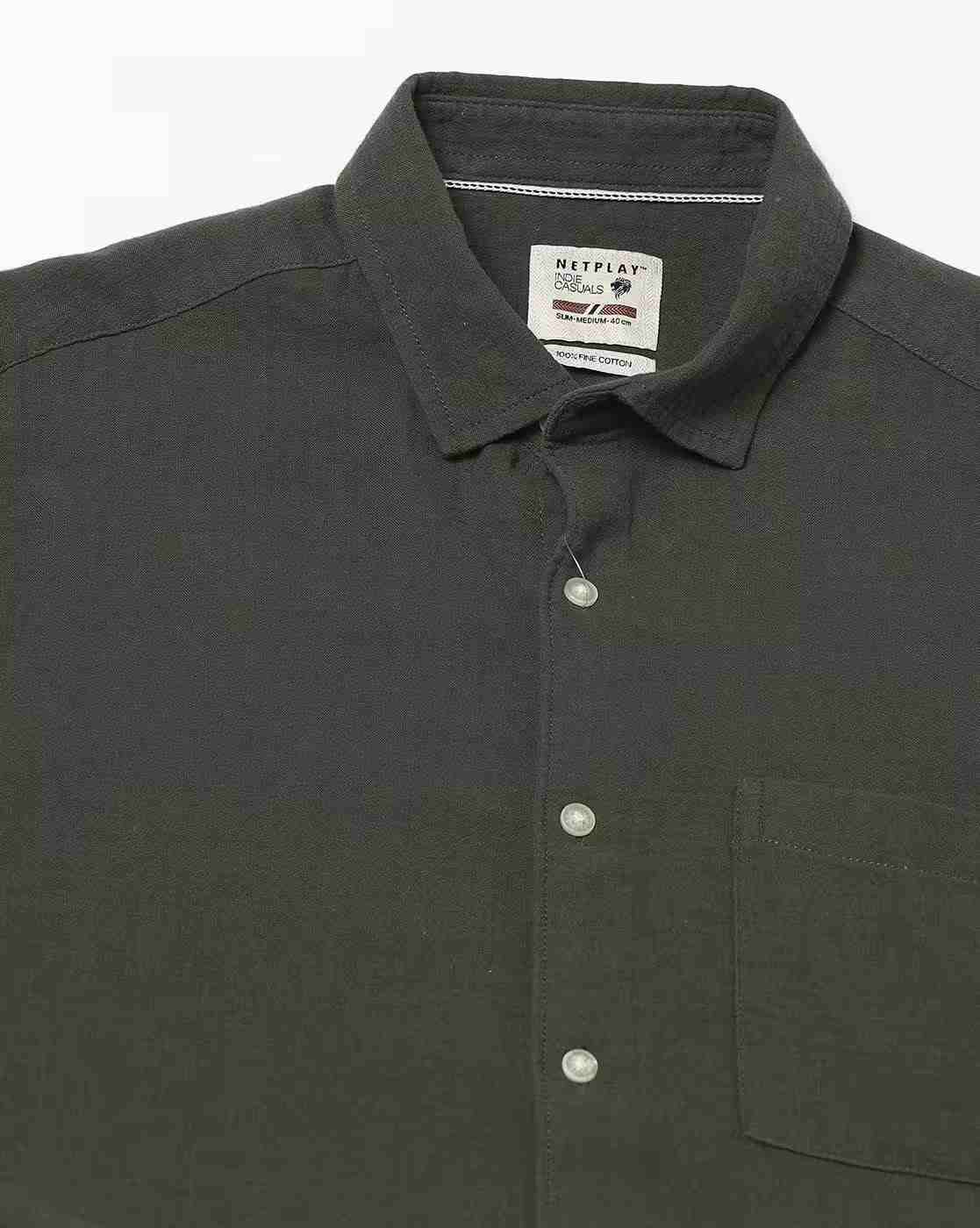 NETPLAY | Men Smart Fit Shirt|4