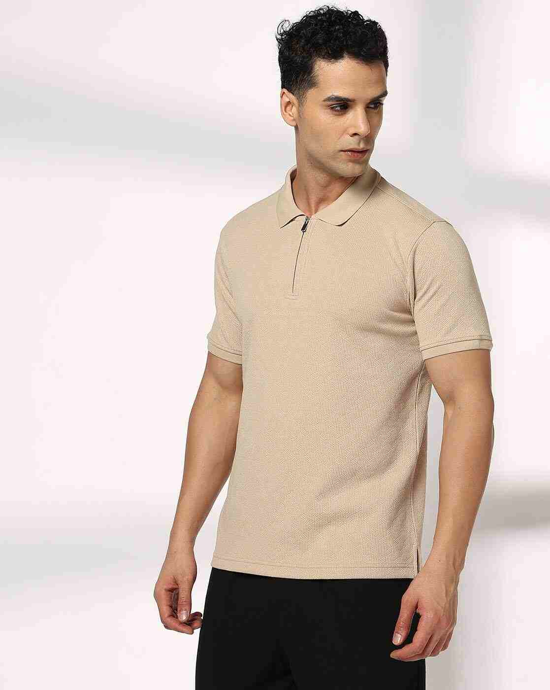 NETPLAY | Men Self-Structured Slim Fit Polo T-Shirt|3