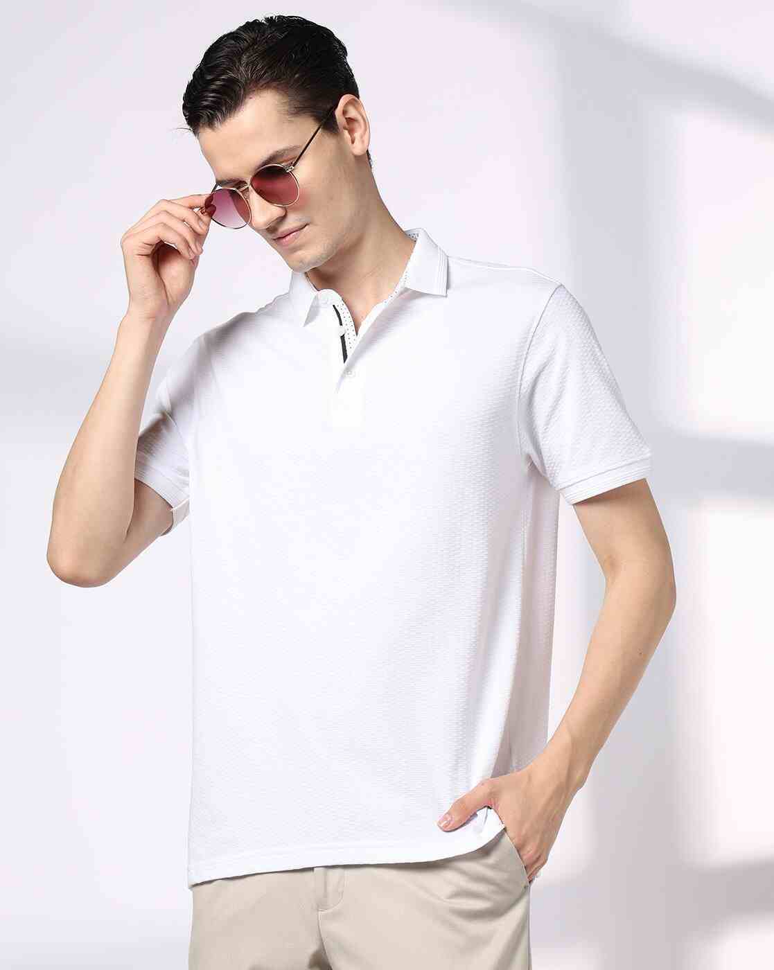 Men Slim Fit Polo T-Shirt