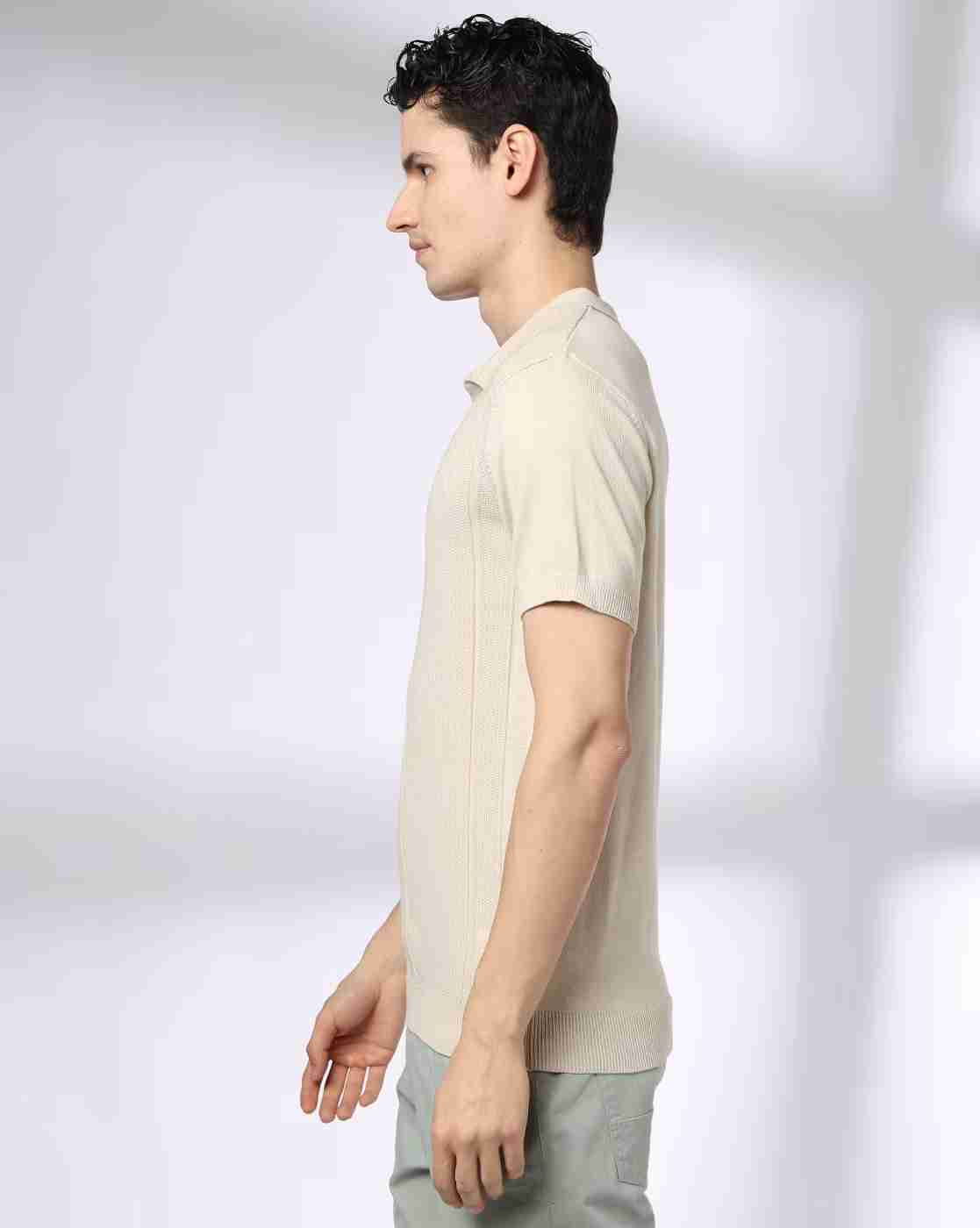 NETPLAY | Men Flat Knit Regular Fit Polo T-.Shirt|1
