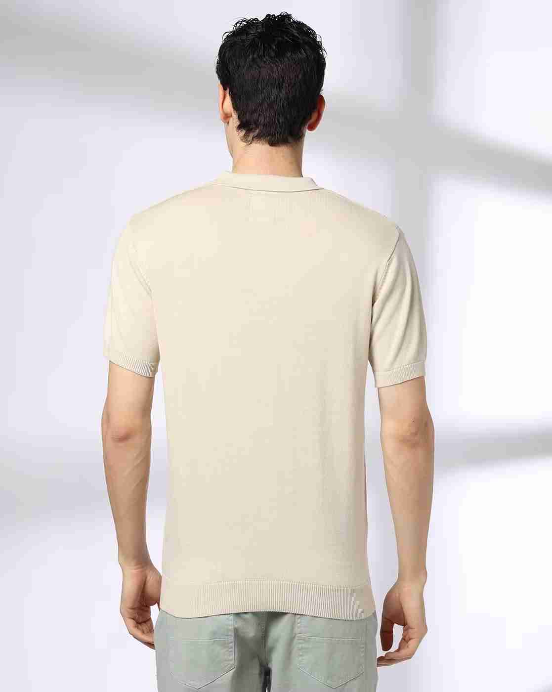 NETPLAY | Men Flat Knit Regular Fit Polo T-.Shirt|2