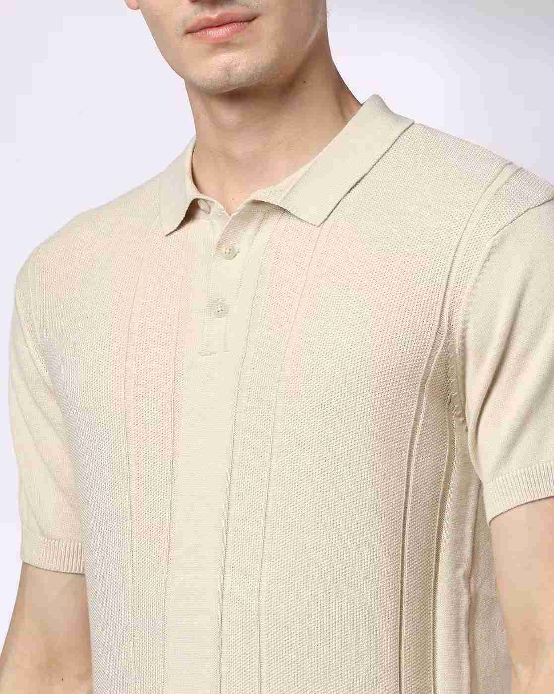 NETPLAY | Men Flat Knit Regular Fit Polo T-.Shirt|3
