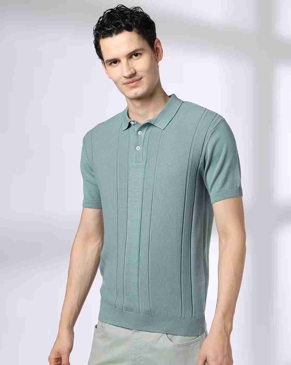 NETPLAY | Men Flat Knit Regular Fit Polo T-.Shirt|0