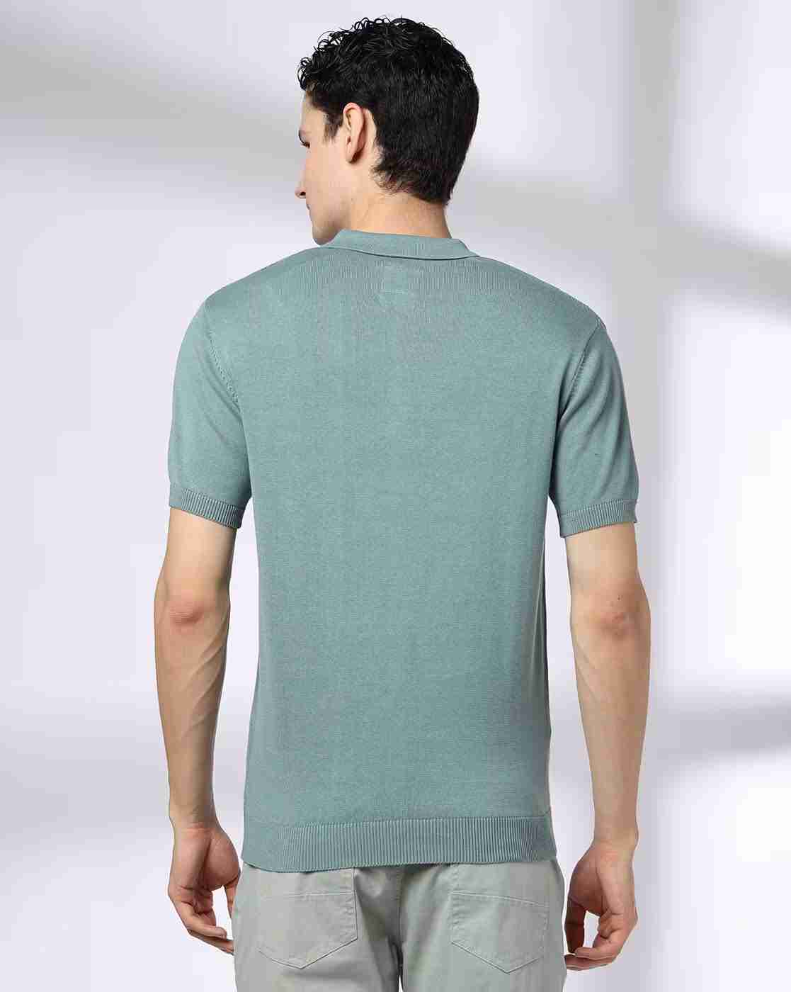 NETPLAY | Men Flat Knit Regular Fit Polo T-.Shirt|2