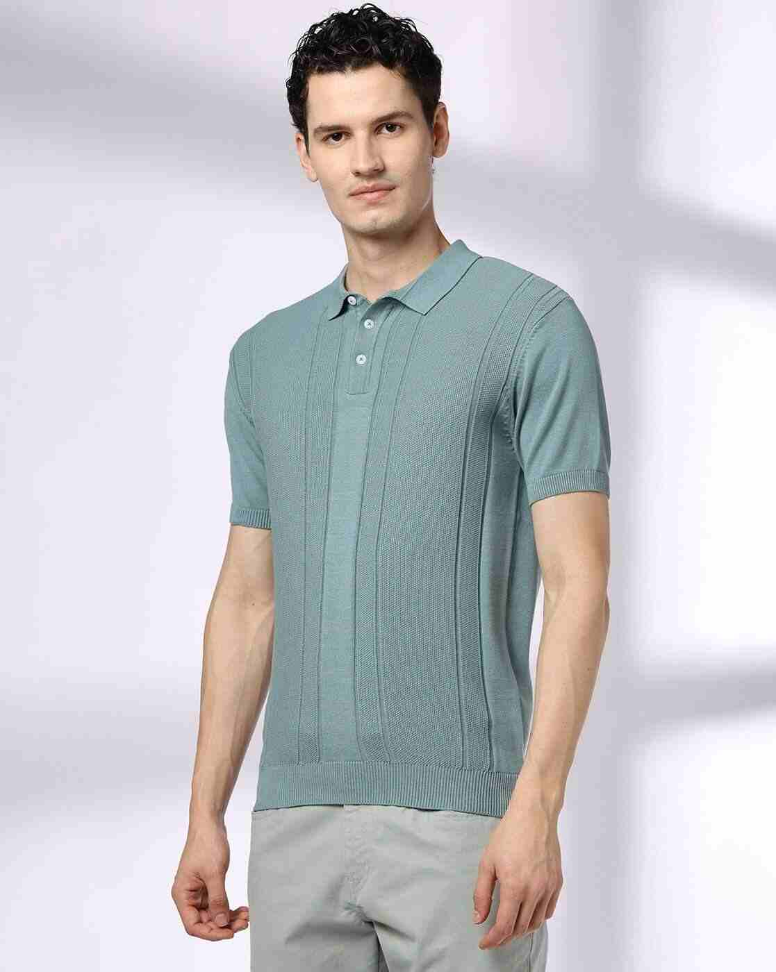 NETPLAY | Men Flat Knit Regular Fit Polo T-.Shirt|3