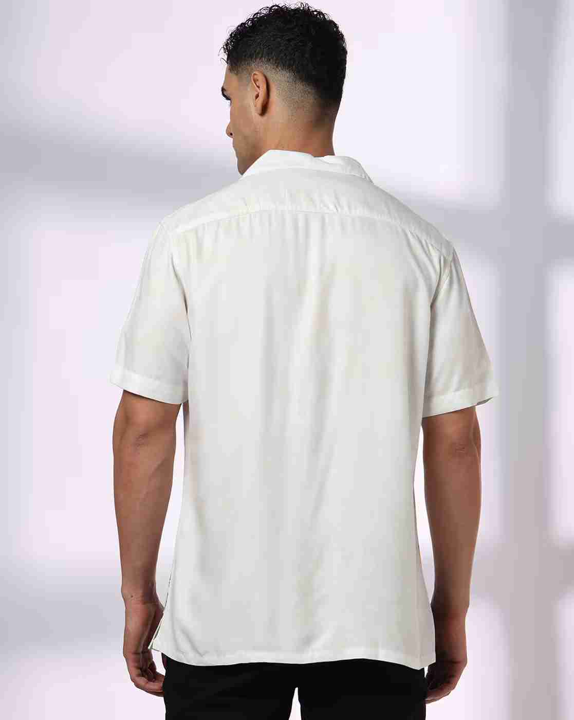 NETPLAY | Men Graphic Print Regular Fit Shirt with Resort Collar|2