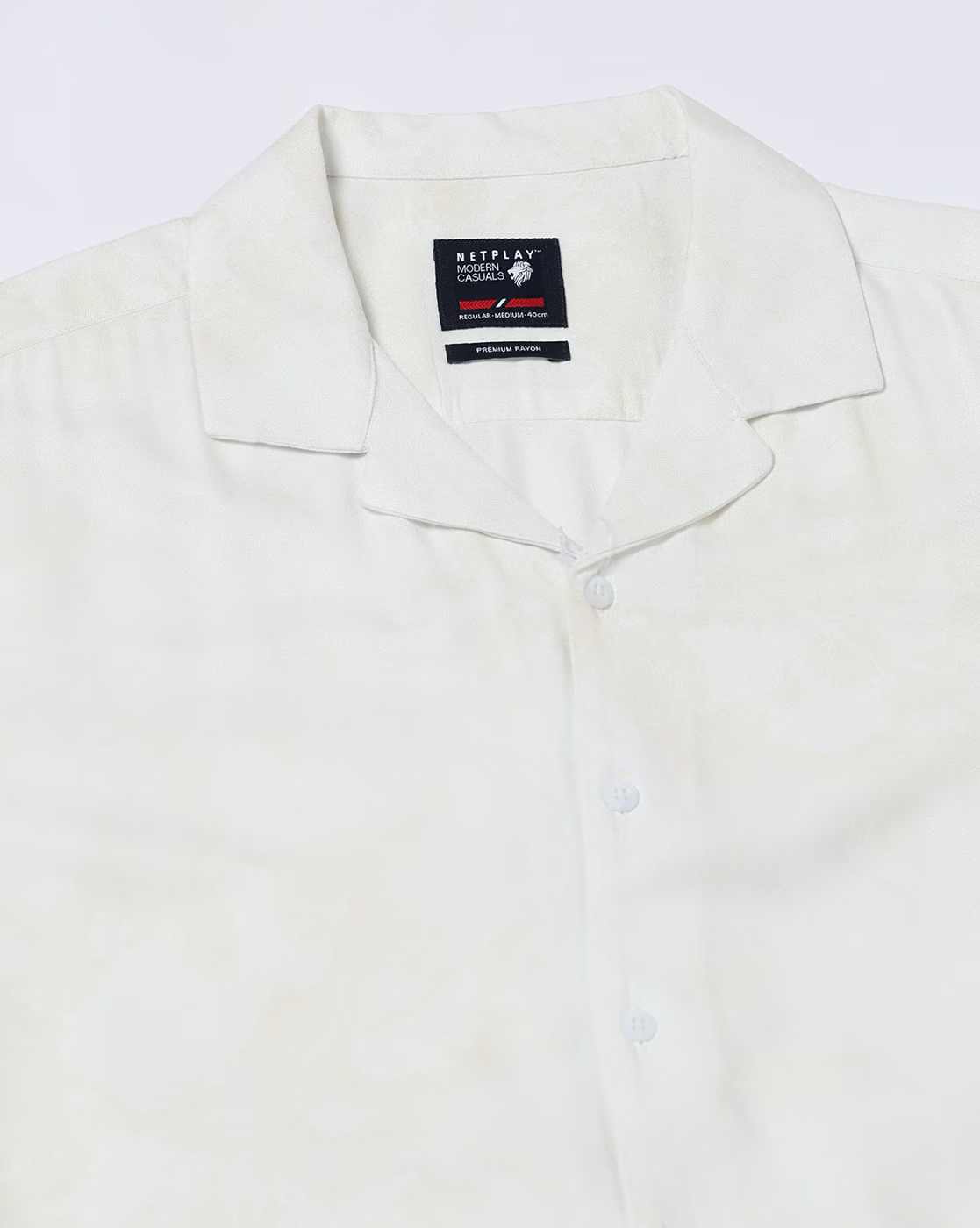 NETPLAY | Men Graphic Print Regular Fit Shirt with Resort Collar|5