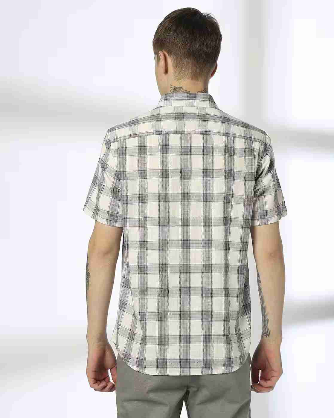 NETPLAY | Men Checked Regular Fit Shirt|2