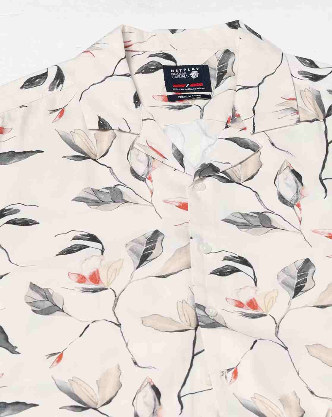 NETPLAY | Men All-Over Print Regular Fit Shirt|5