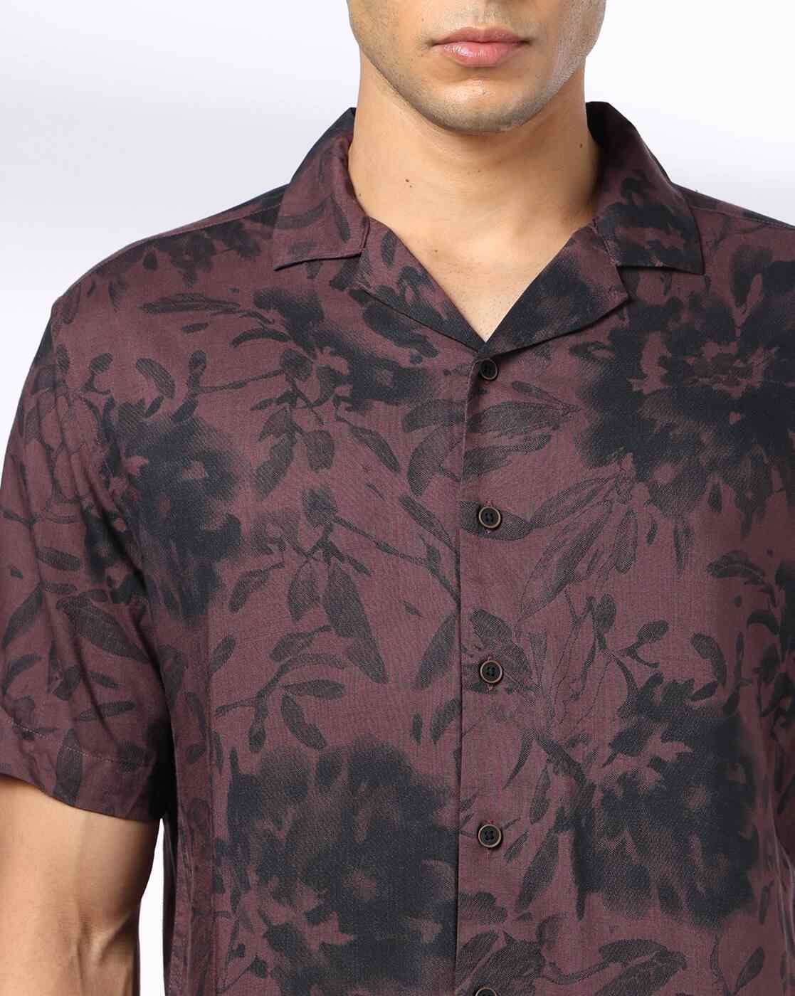 NETPLAY | Men Floral Print Regular Fit Shirt|3