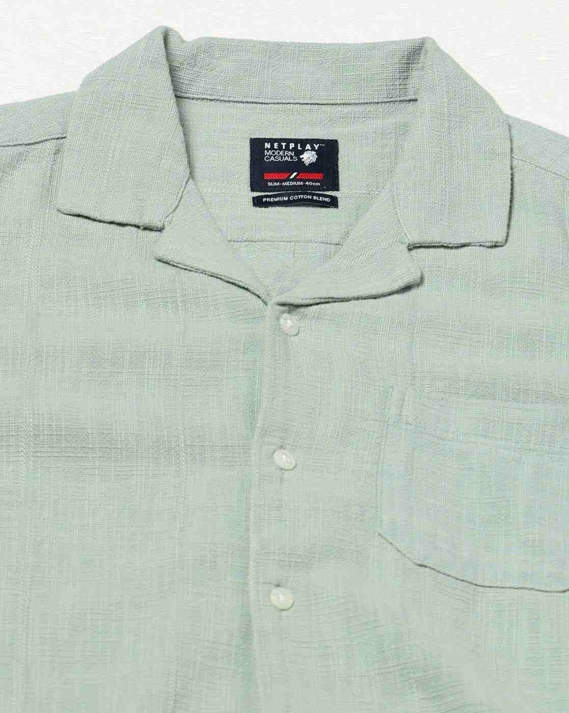 NETPLAY | Men Smart Fit Resort Shirt|4