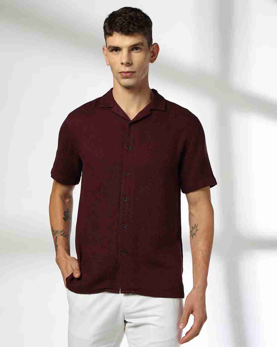 NETPLAY | Men Regular Fit Shirt|1