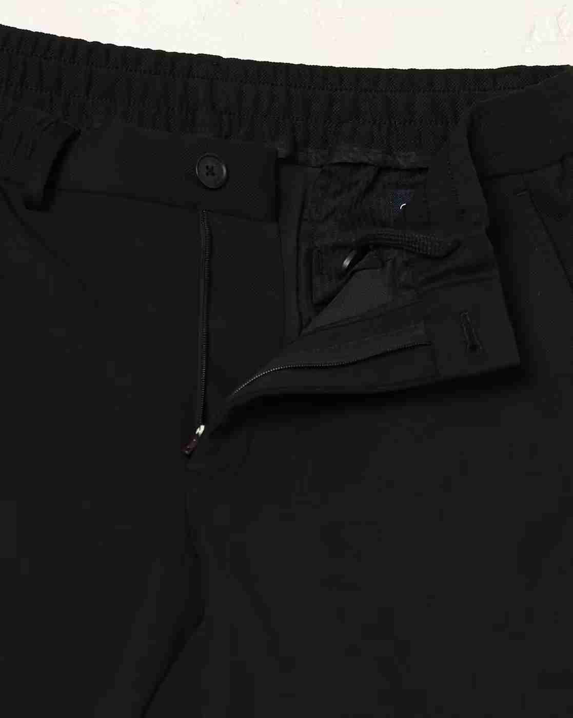 NETPLAY | Men Slim Fit Flat-Front Trousers|4