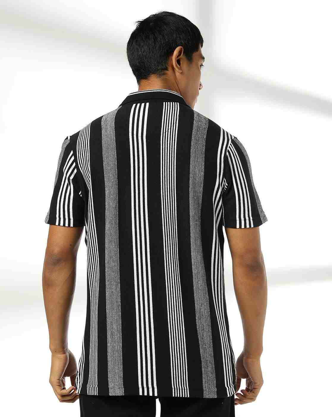 NETPLAY | Men Striped Slim Fit Shirt|2
