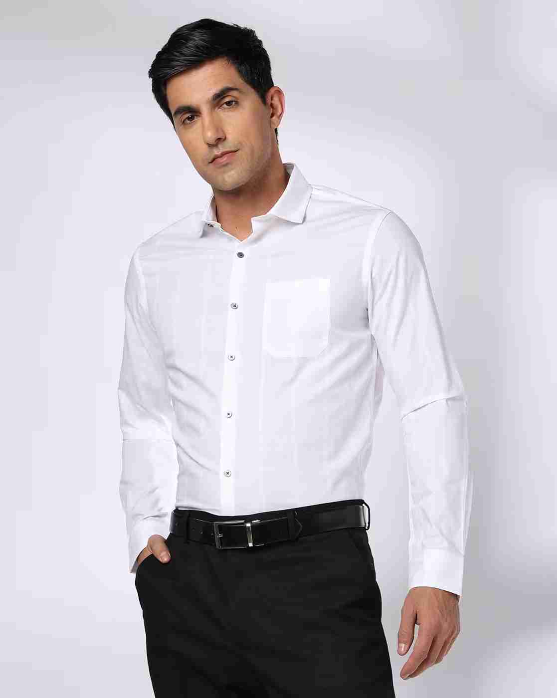 NETPLAY | Men Self-Stripe Slim Fit Shirt|0