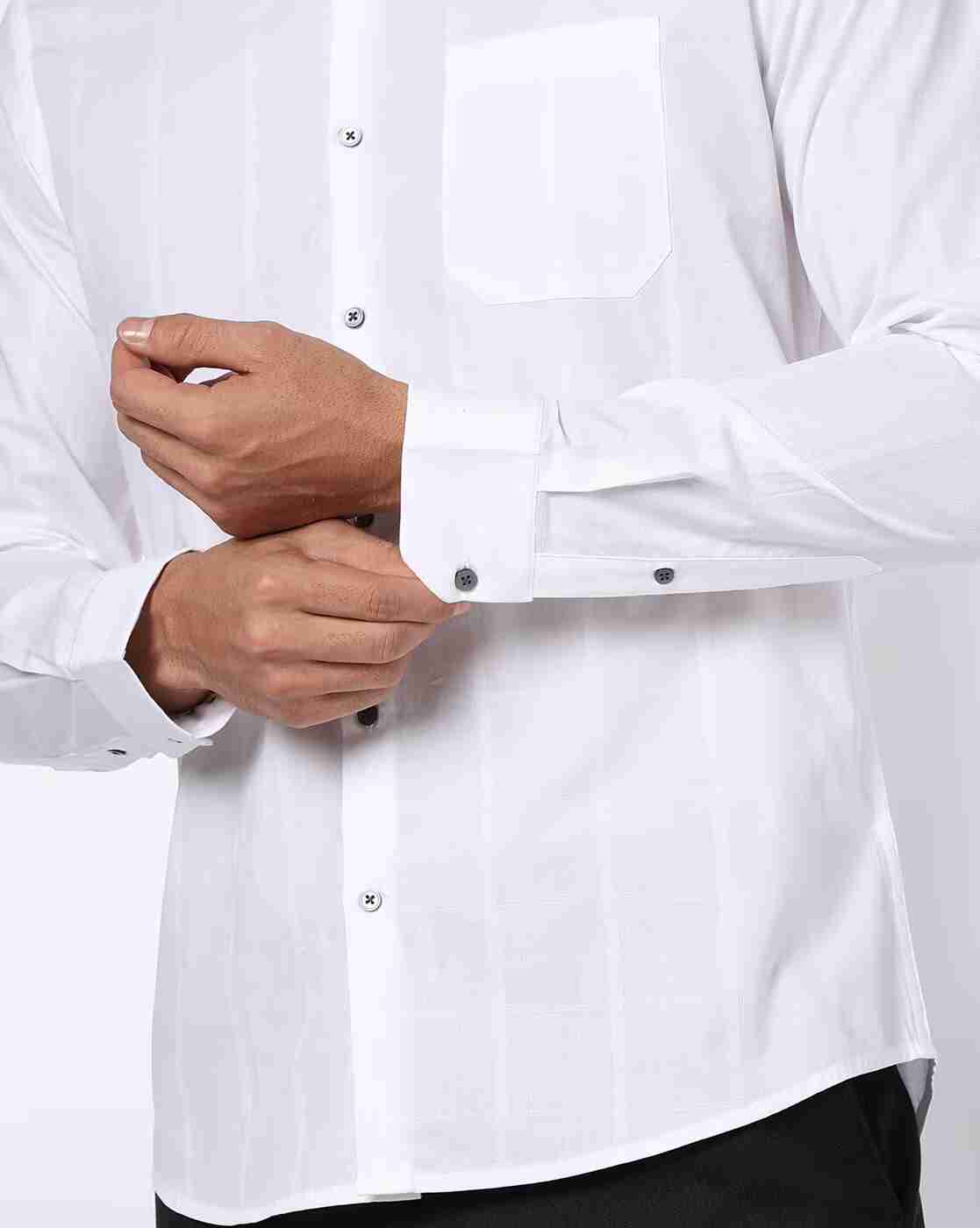 NETPLAY | Men Self-Stripe Slim Fit Shirt|5