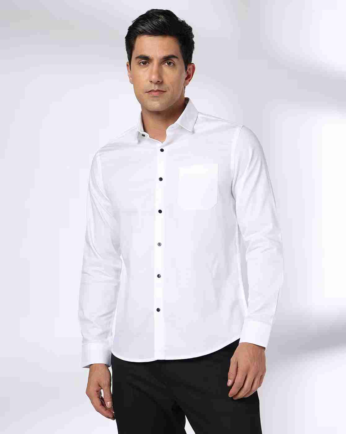 NETPLAY | Men Slim Fit Cotton Shirt|3