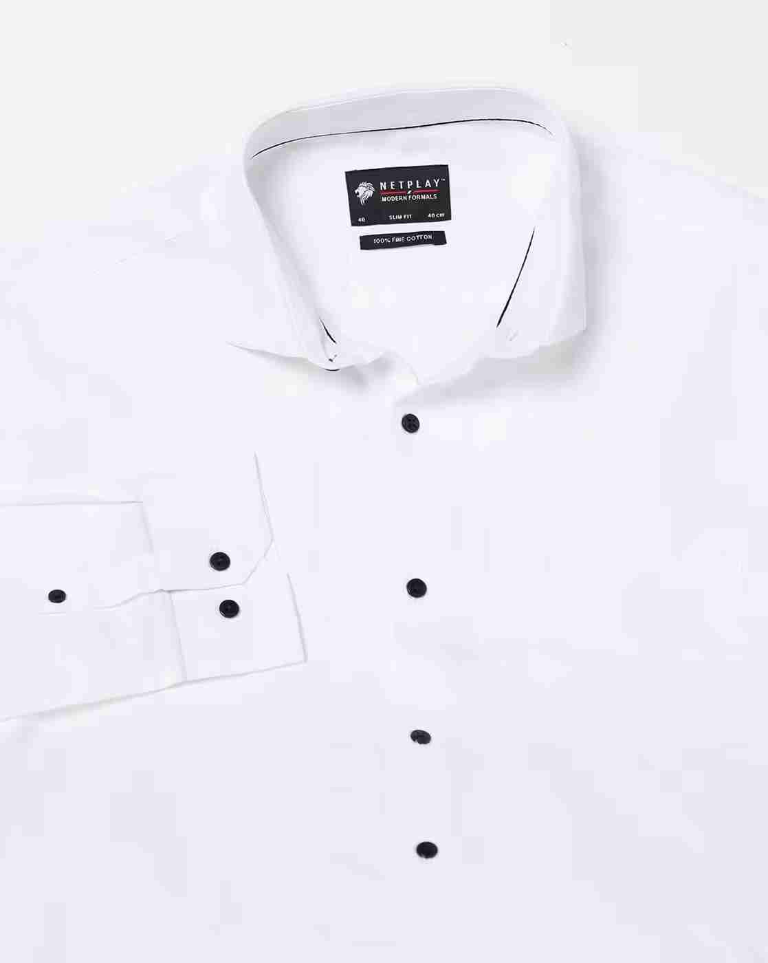 NETPLAY | Men Slim Fit Cotton Shirt|6