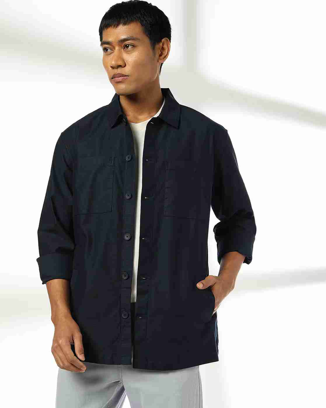 NETPLAY | Men Regular Fit Shacket|0
