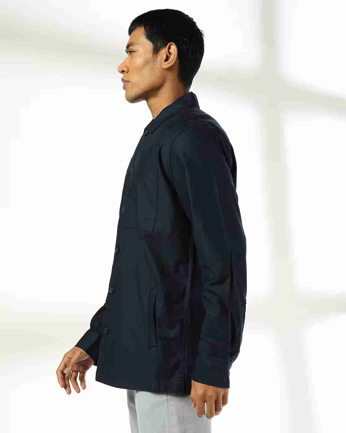 NETPLAY | Men Regular Fit Shacket|2