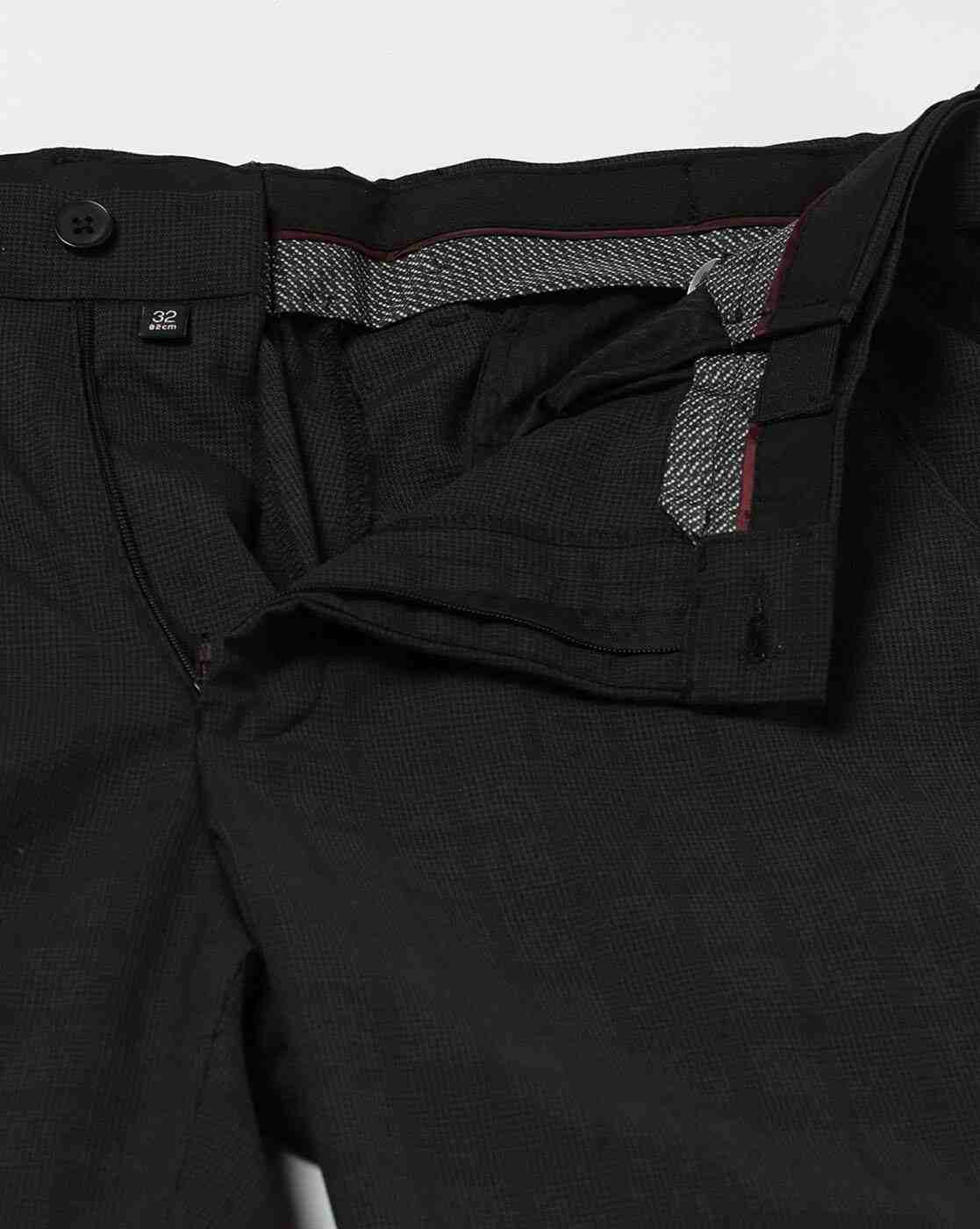 NETPLAY | Men Slim Fit Flat-Front Trousers|4