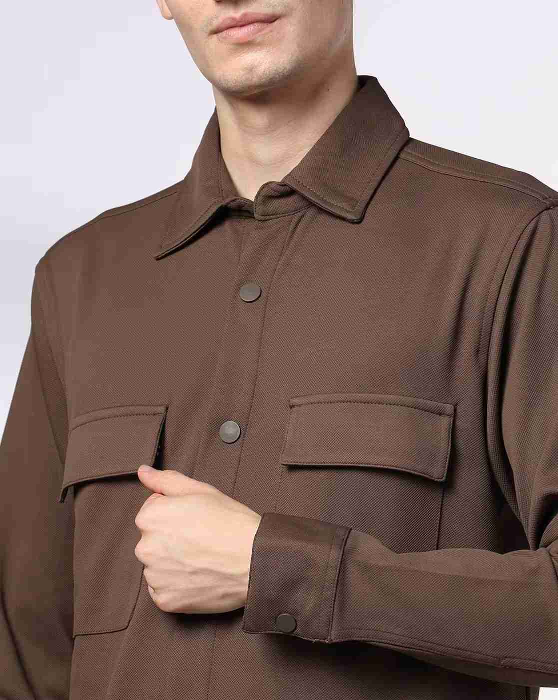 NETPLAY | Men Regular Fit Shacket|4