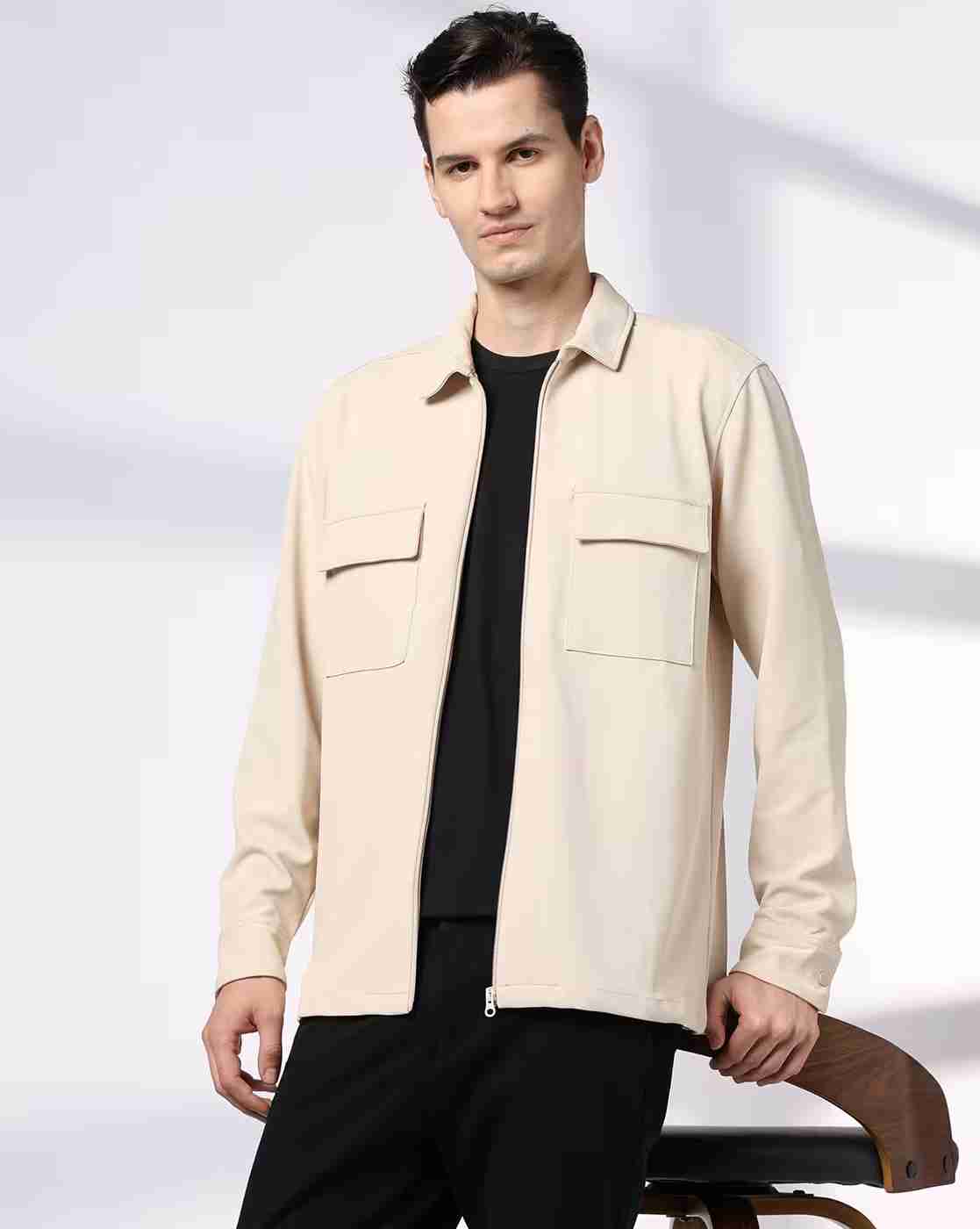 Men Regular Fit Shacket