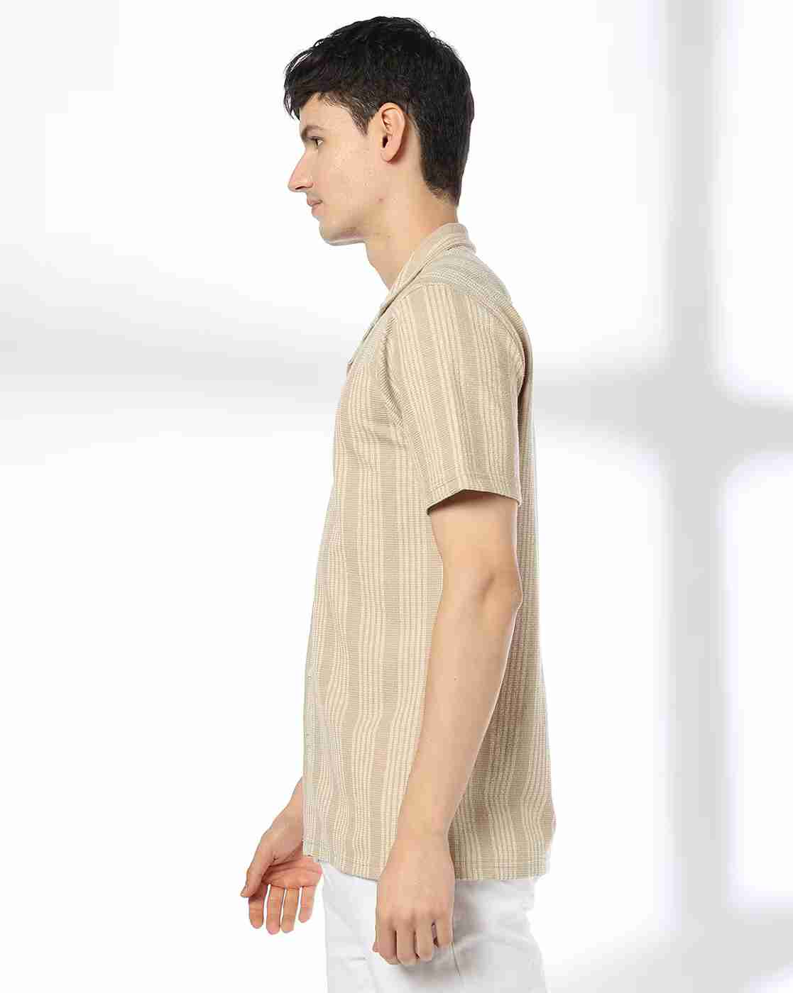 NETPLAY | Men Striped Regular Fit Shirt|2