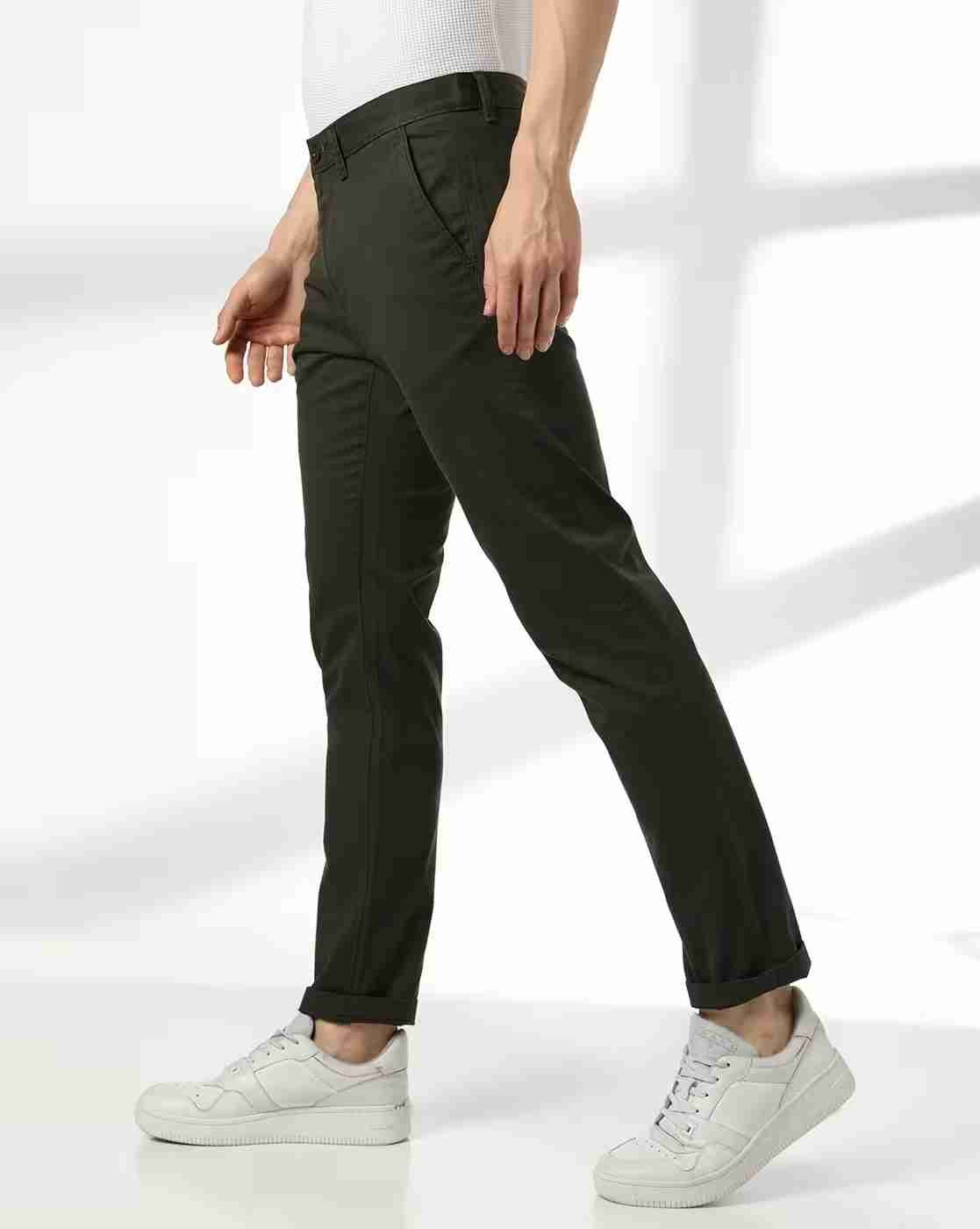NETPLAY | Men Tapered Fit Flat-Front Chinos|1