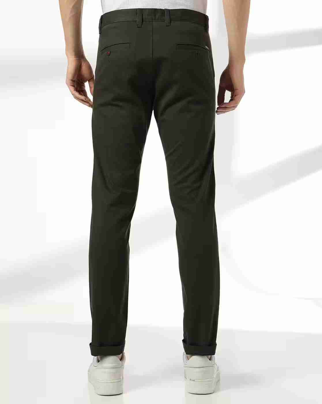 NETPLAY | Men Tapered Fit Flat-Front Chinos|2