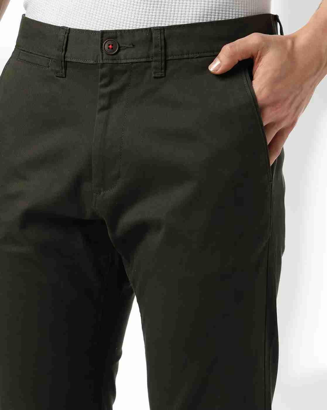NETPLAY | Men Tapered Fit Flat-Front Chinos|3
