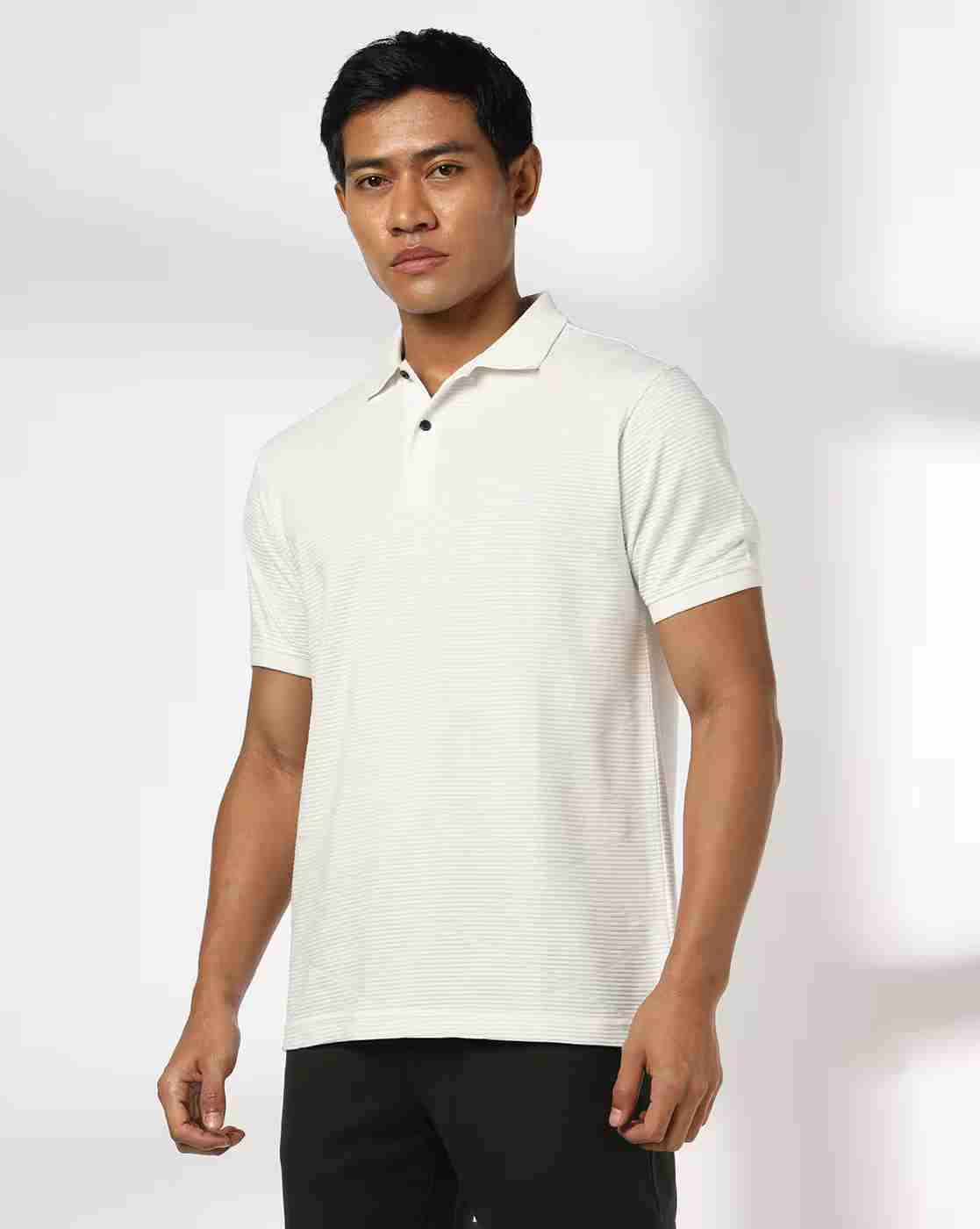 NETPLAY | Men Patterned Slim Fit Polo T-Shirt|3