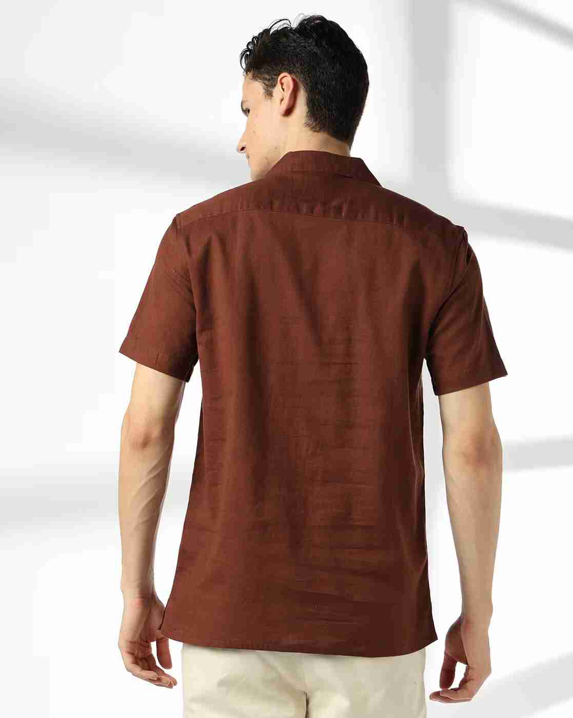 NETPLAY | Men Checked Regular Fit Shirt with Patch Pocket|2