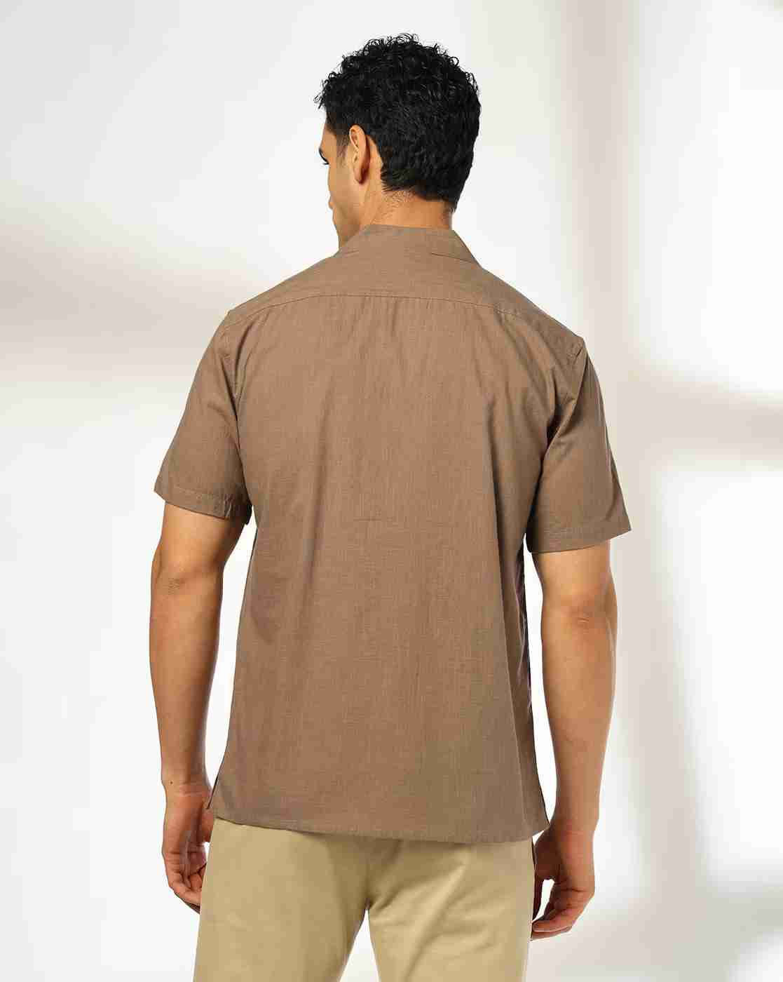 NETPLAY | Men Embroidered Regular Fit Shirt|2