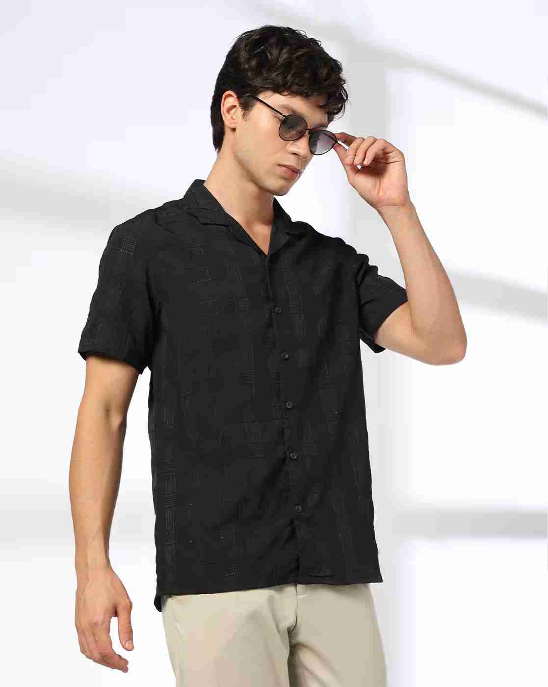 NETPLAY | Men Checked Regular Fit Shirt|0