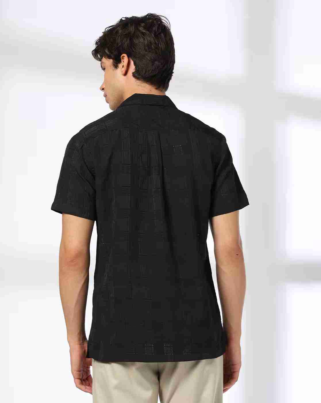 NETPLAY | Men Checked Regular Fit Shirt|3