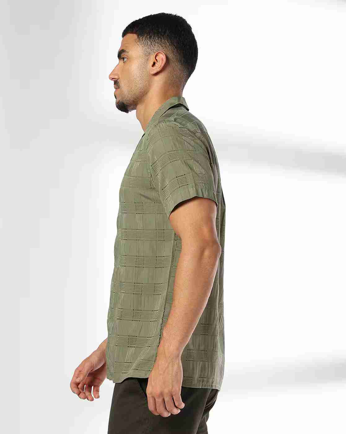 NETPLAY | Men Checked Regular Fit Shirt|1