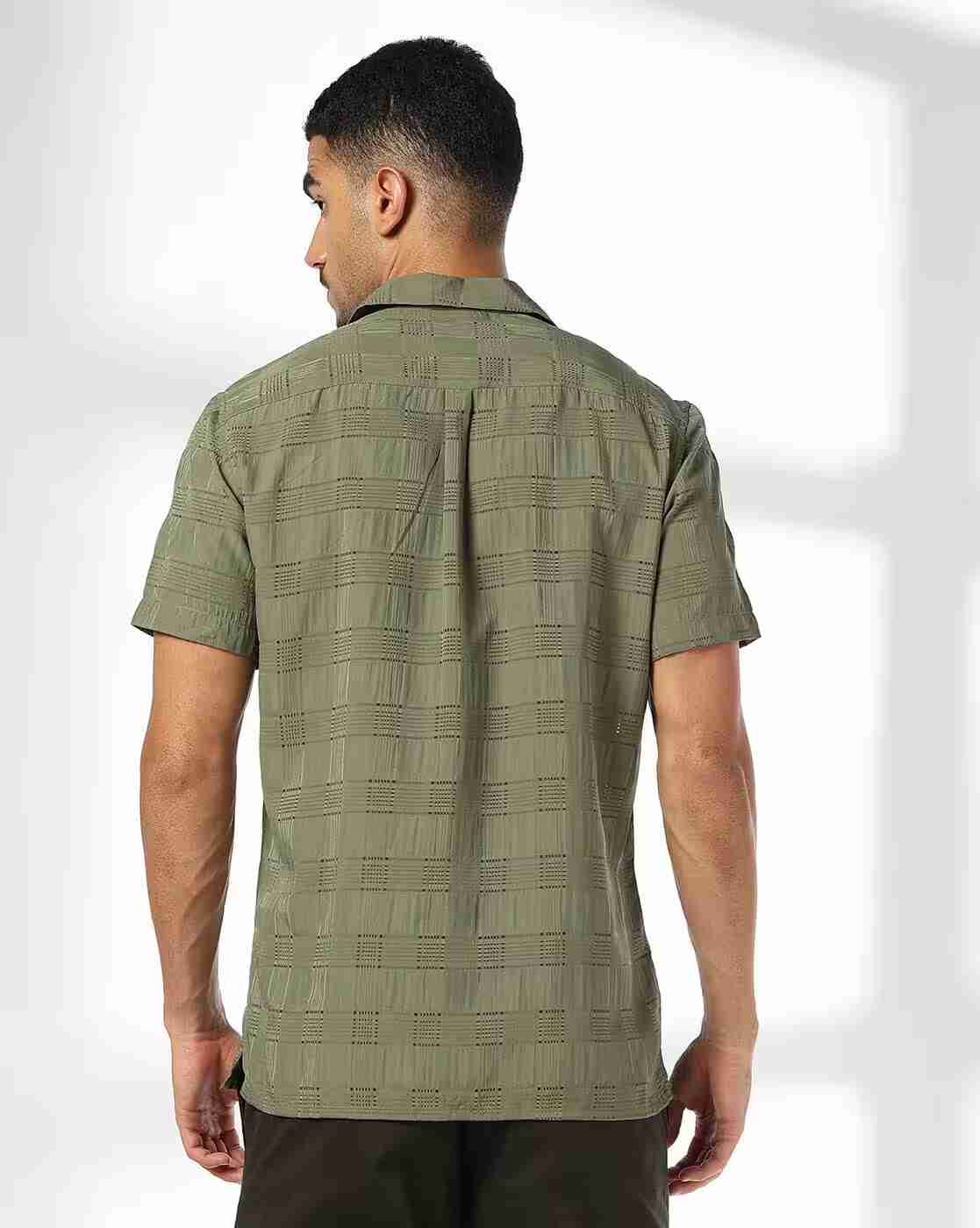 NETPLAY | Men Checked Regular Fit Shirt|2