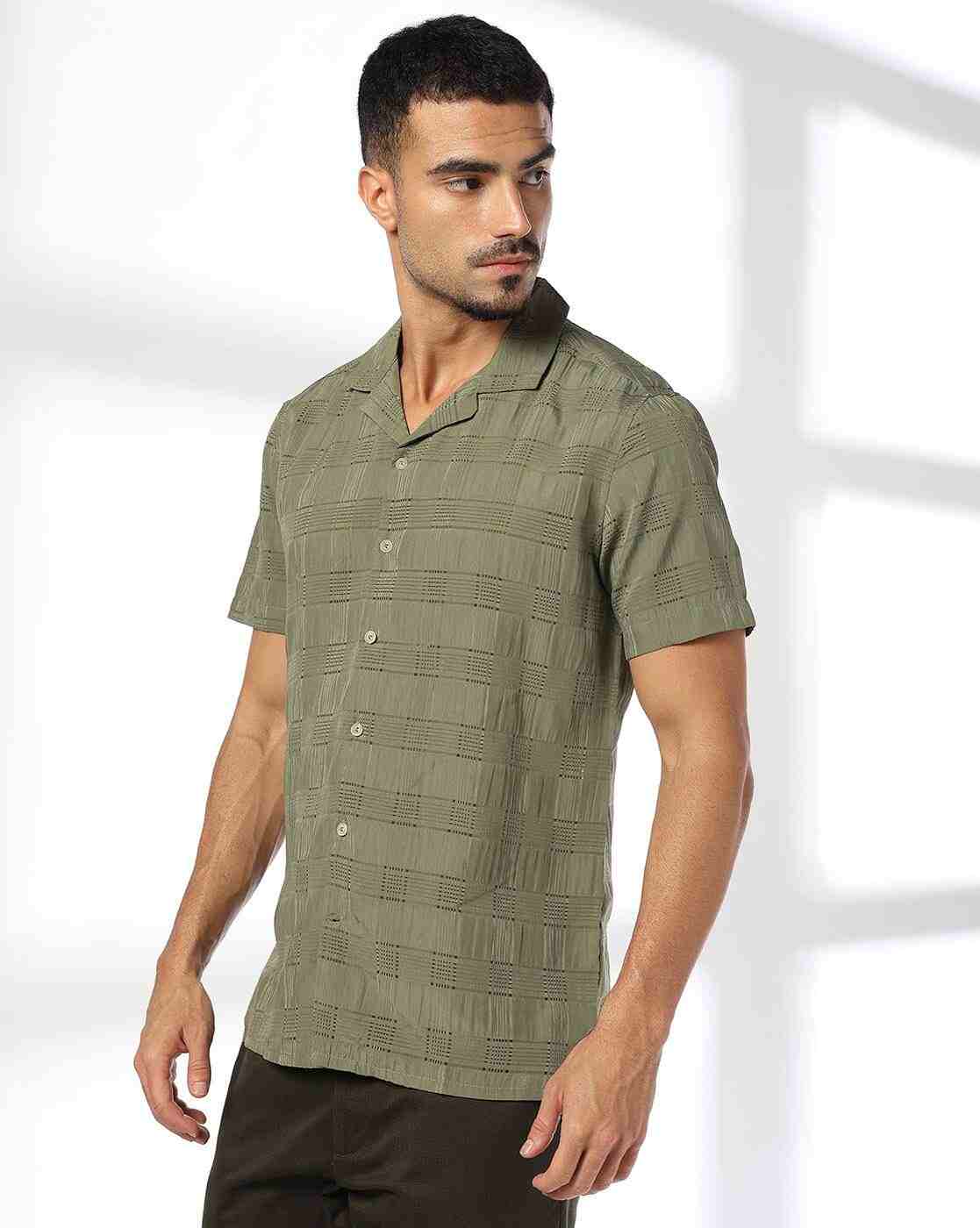 NETPLAY | Men Checked Regular Fit Shirt|3