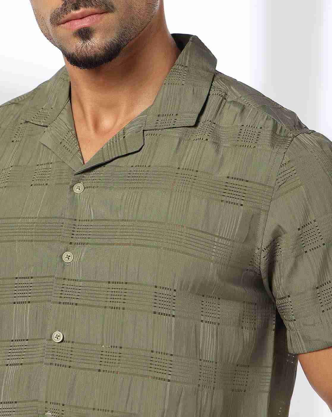 NETPLAY | Men Checked Regular Fit Shirt|4
