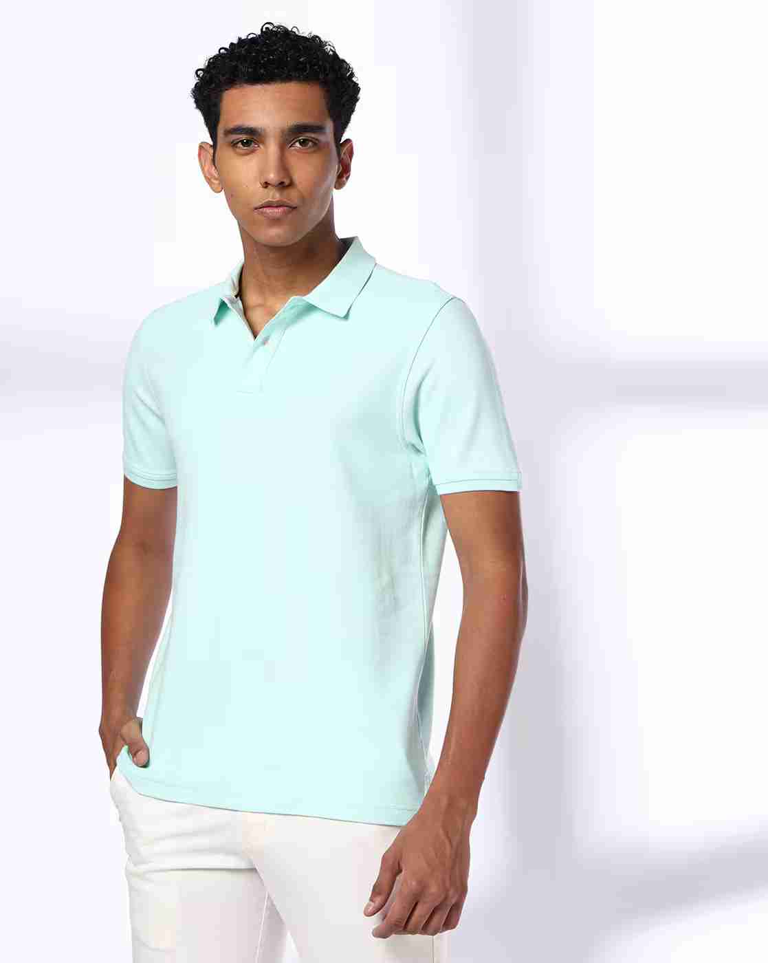 Men Slim Fit Polo T-Shirt