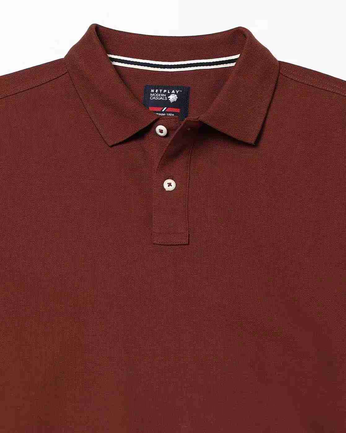 NETPLAY | Men Slim Fit Polo T-Shirt|5