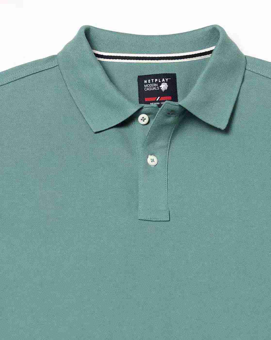 NETPLAY | Men Slim Fit Polo T-Shirt|5