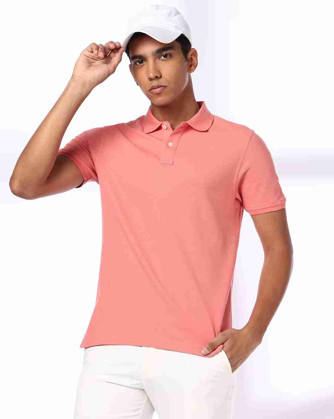 Men Slim Fit Polo T-Shirt