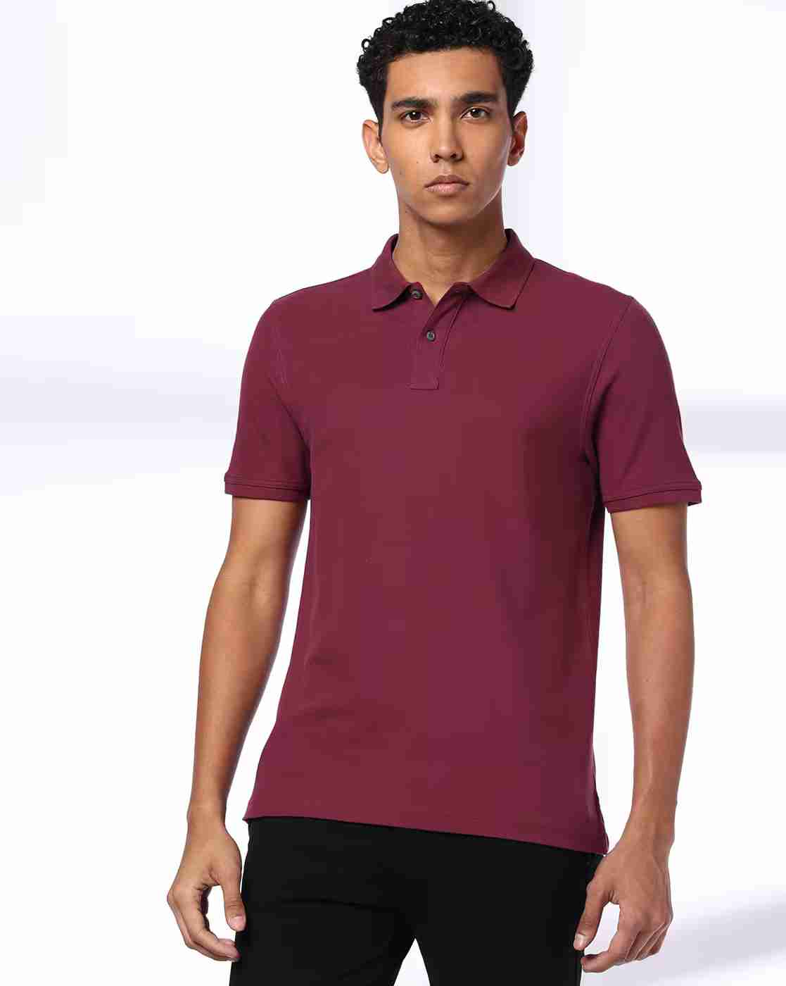 NETPLAY | Men Slim Fit Polo T-Shirt|1