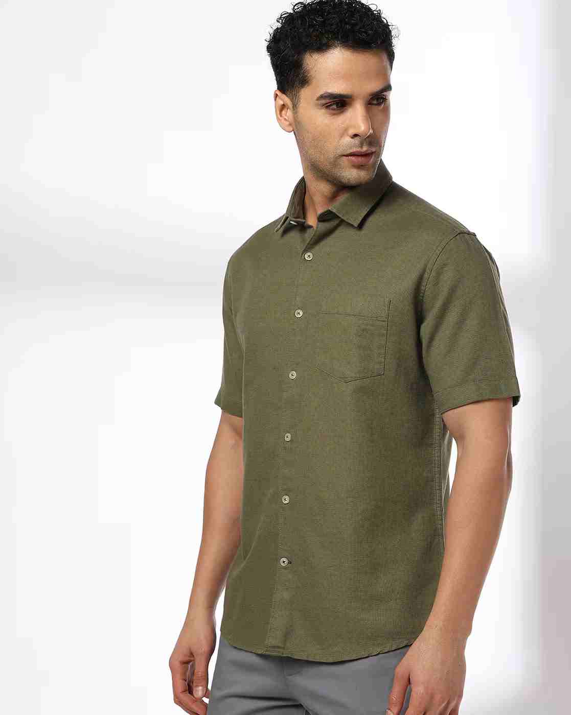 Men Slim Fit Shirt